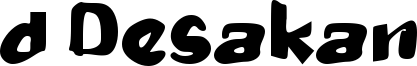 d Desakan Font