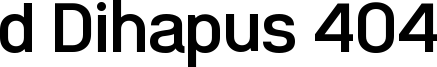 d Dihapus 404 Font