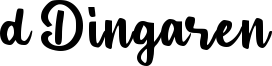 d Dingaren Font