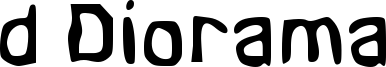 d Diorama Font