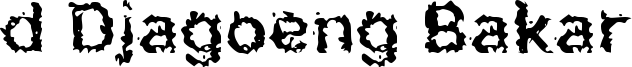 d Djagoeng Bakar Font