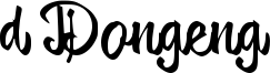 d Dongeng Font