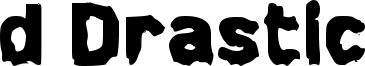 d Drastic Font