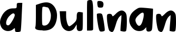 d Dulinan Font