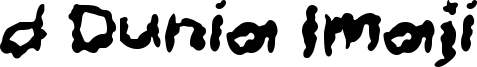d Dunia Imaji Font