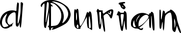 d Durian Font