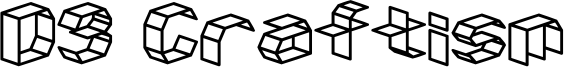 D3 Craftism Font