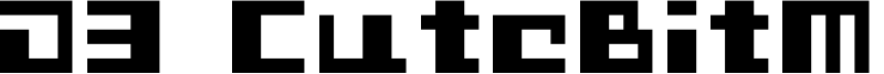 D3CutebitmapismB.ttf
