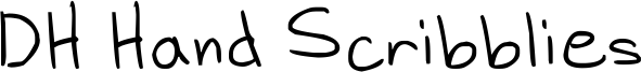 DH Hand Scribblies Font