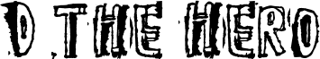 D the Hero Font