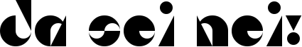 Da Sei Nei! Font
