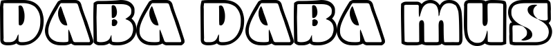 Daba Daba Music Font