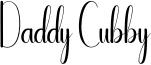 Daddy Cubby Font