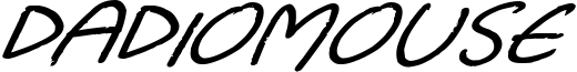 Dadiomouse Font