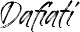 Dafiati Font