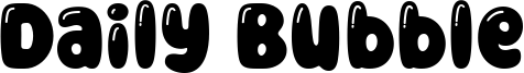 Daily Bubble Font