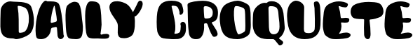 Daily Croquete Font