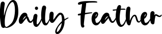 Daily Feather Font
