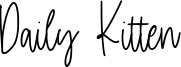 Daily Kitten Font