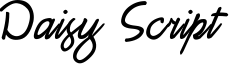 Daisy Script Font