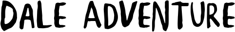 Dale Adventure Font