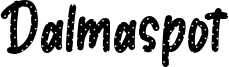 Dalmaspot Font