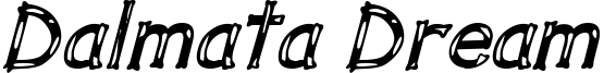 Dalmata Dream Bold Italic.ttf