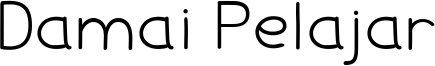 Damai Pelajar Font