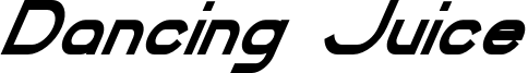 DANCING JUICE Normal Bold Italic.otf