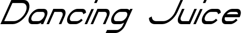DANCING JUICE Normal Italic.otf