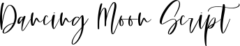Dancing Moon Script Font
