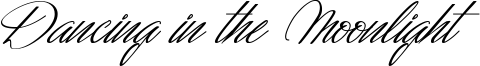 Dancing in the Moonlight Font