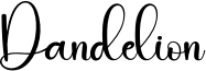 Dandelion Font