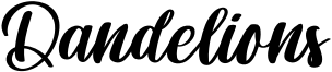 Dandelions Font