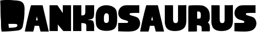 Dankosaurus Font