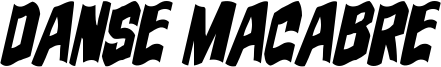 Danse Macabre Font