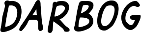 Darbog bold italic.ttf