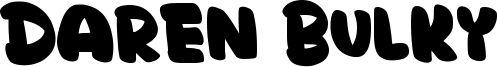 Daren Bulky Font