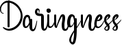 Daringness Font