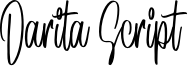 Darita Script Font