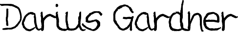 Darius Gardner Font