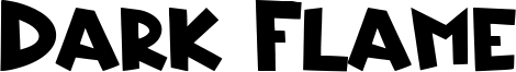 Dark Flame Font