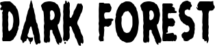 Dark Forest Font
