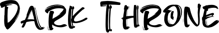 Dark Throne Font