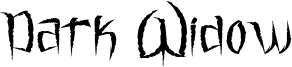 Dark Widow Font