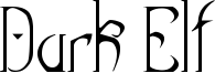 Dark Elf Font
