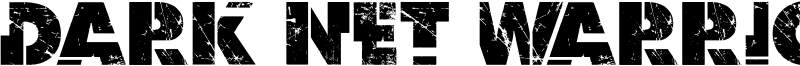 Dark Net Warrior Font