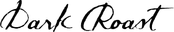 Dark Roast Font