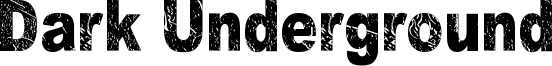 Dark Underground Font