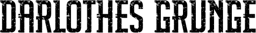 Darlothes Grunge Font